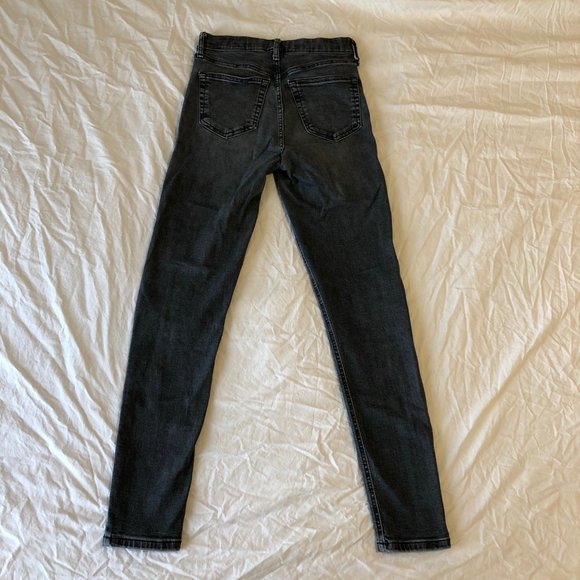 TOPSHOP Jamie Jeans Size 26x32 - Grey - Picture 3 of 6